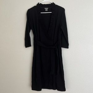 ANN TAYLOR blank long sleeve midi dress US 8